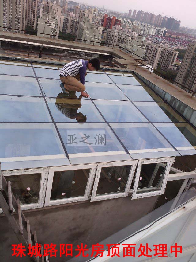 顶楼封露台平顶阳光房